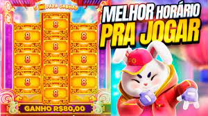 melhor horario jogar fortune rabbit